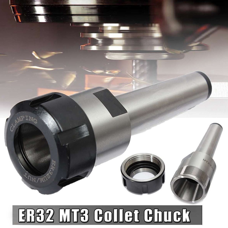 Đầu Kẹp Mũi Khoan MT3 ER32 M12 Độ Chính Xác Cao