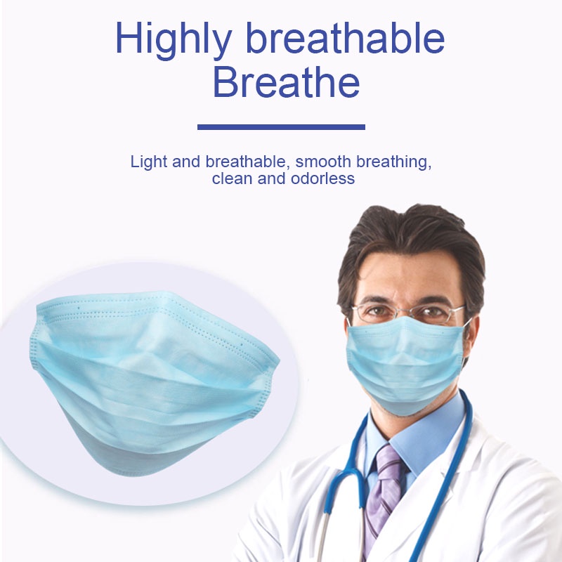 [Hàng mới về] Set 10 khẩu trang chống bụi 3 lớp dùng một lần bảo vệ tiện dụng | BigBuy360 - bigbuy360.vn