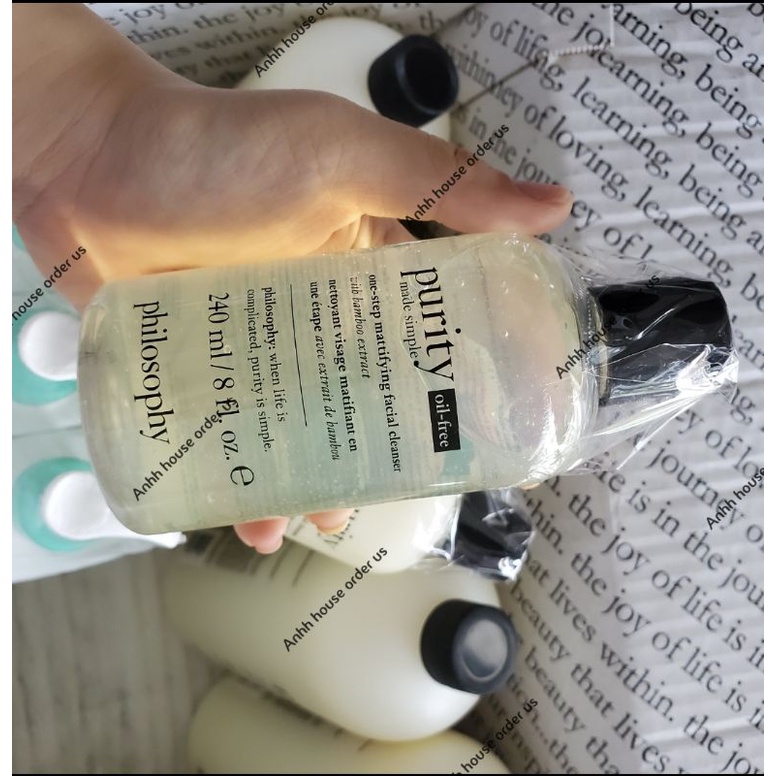 SỮA RỬA MẶT PURITY ONE STEP CLEANSER PHILOSOPHY DUNG TÍCH 240ML/472ML/946ML