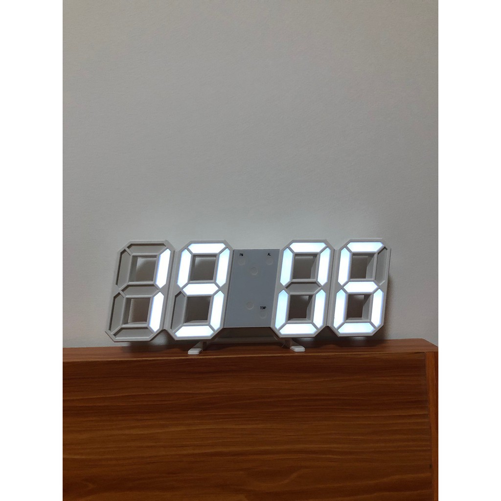 Đồng Hồ Led❣️ FREE SHIP ❣️Đồng hồ đèn Led 3D treo tường, để bàn Led Digital Wall Clock