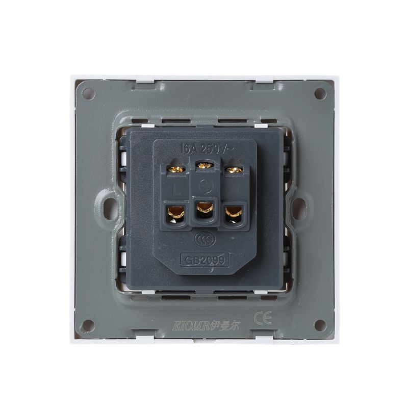 Ổ Cắm Điện Gắn Tường 86 Loại 16A Với 3 Lỗ Bằng PC Màu Trắng Cho Máy Lạnh