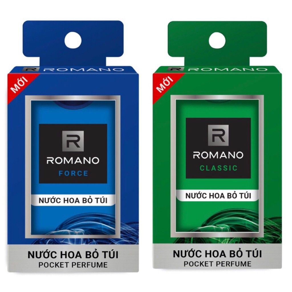 Nước hoa bỏ túi Romano 18ml-Xịt 250 lần