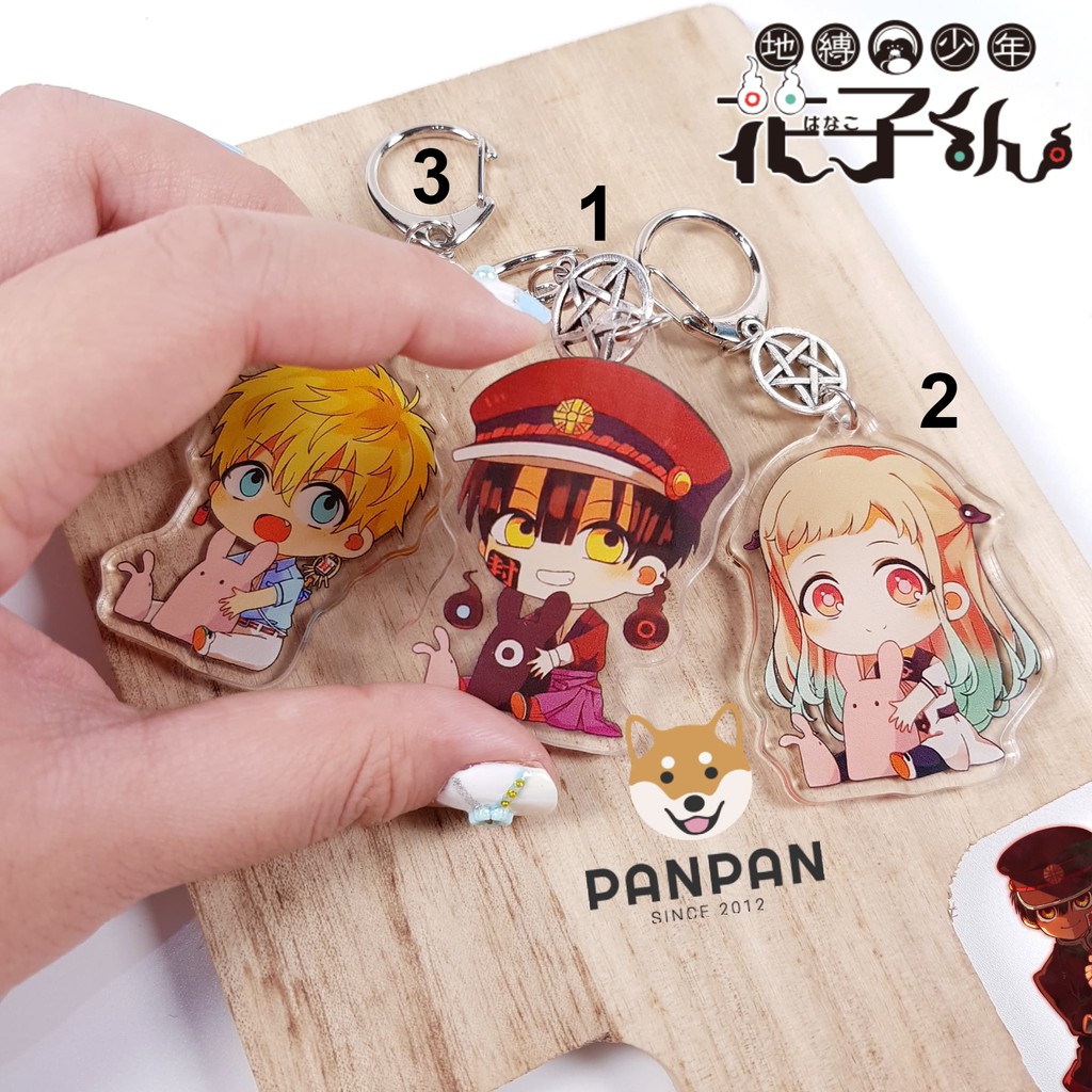 Móc Khóa Mica Acrylic Jibaku Shounen Hanako-kun (In Ép 2 Mặt Chống Trầy)