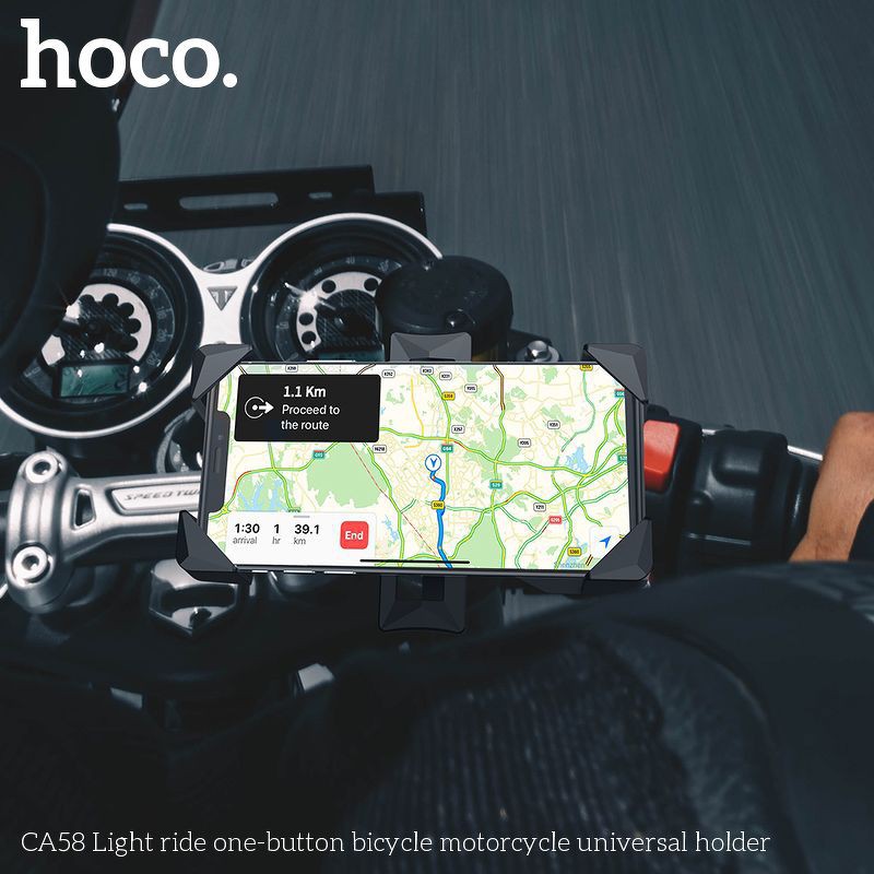 [HOT HOT HOT]Giá đỡ điện thoại trên xe máy HOCO CA58 - Hàng Chính Hãng BH 12 Tháng