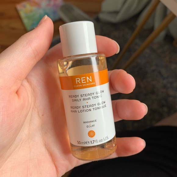 Toner tẩy da chết, tái tạo da REN Ready Steady Glow Daily AHA Tonic 50ml