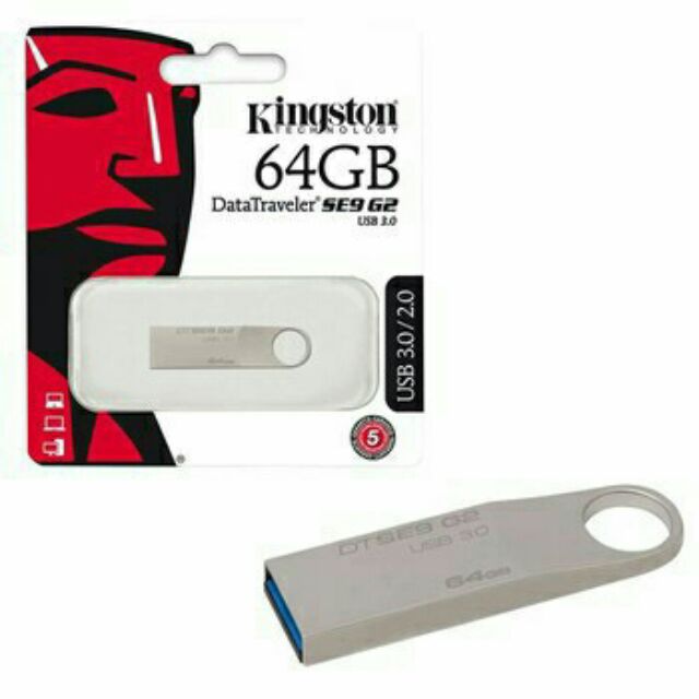 USB Kingston dung lượng 64GB/128GB DataTraveler DTSE9 G2 3.0 Chính hãng