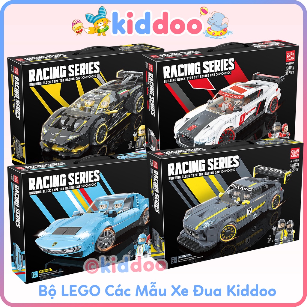 Bộ Lego Lắp Ráp Các Mẫu Xe Đua / Bộ Đồ Chơi Lego Kiddoo