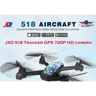 Flycam JXD 518 Tracker GPS 720P HD camera
