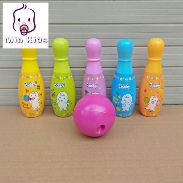 [MinKids] Bộ Bowling sắc màu cho bé (quà tặng tã Bobby)