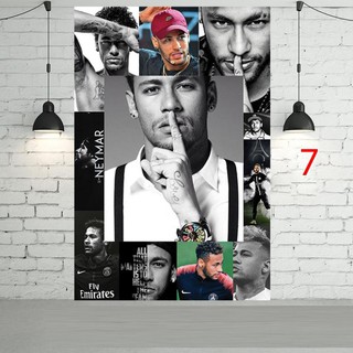 decal dán tường neymar