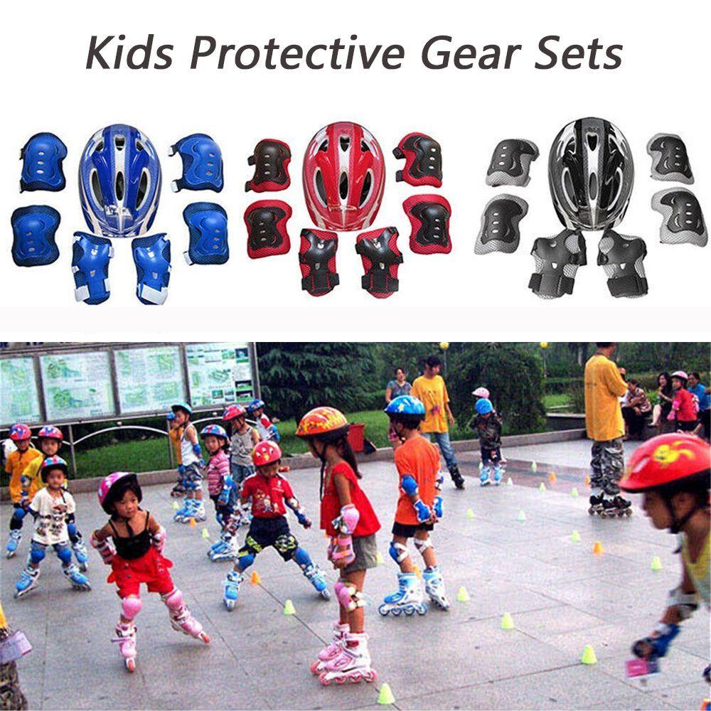 Set 7 Miếng Đệm Bảo Vệ Đầu Gối Và Khuỷu Tay Khi Chơi Thể Thao Sự Bảo Vệ