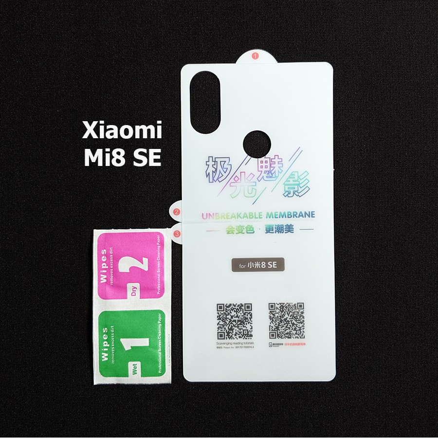 Dán chống xước mặt lưng PPF Xiaomi Mi8 SE