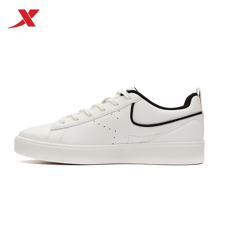 Xtep Giày Thể Thao Trắng Nhỏ Thoáng Khí Phong Cách Đường Phố Cho Nữ