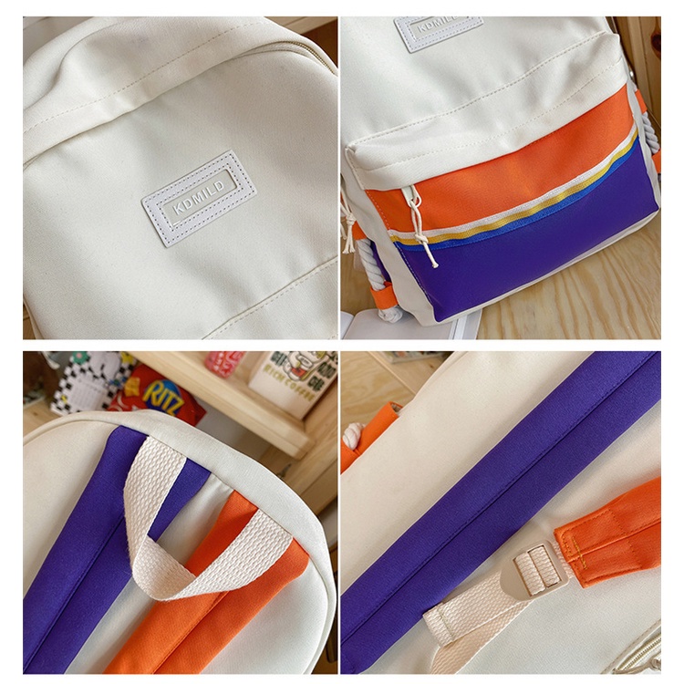 Balo Đi Học/Du Lịch Màu Sắc Dễ Thương Cho Nữ