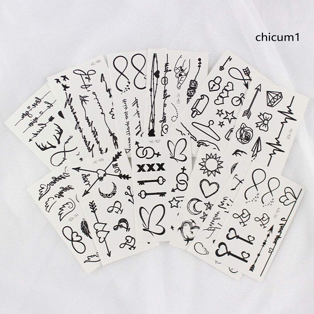 Miếng Dán Hình Xăm Tạm Thời Chống Nước Và Mồ Hôi Dùng Ngoài Trời