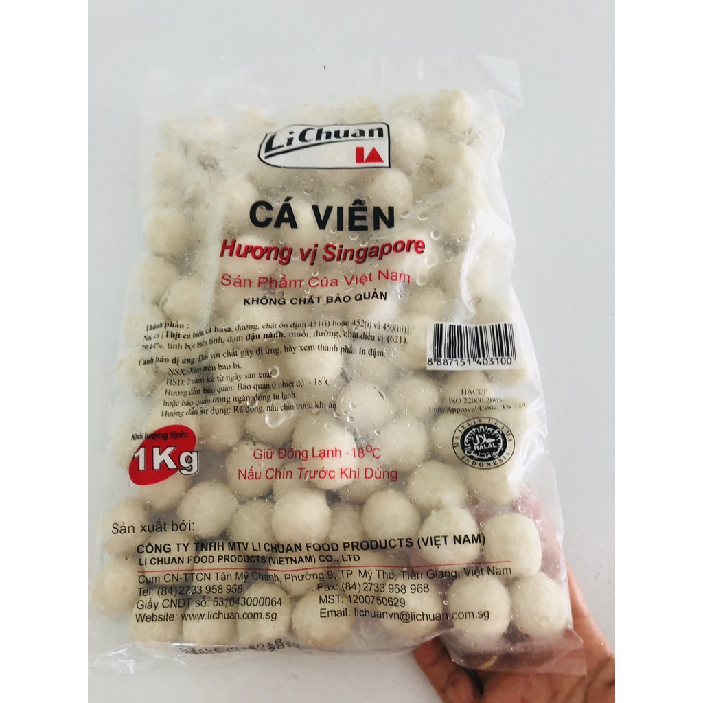 500g cá viên Lichuan thượng hạng