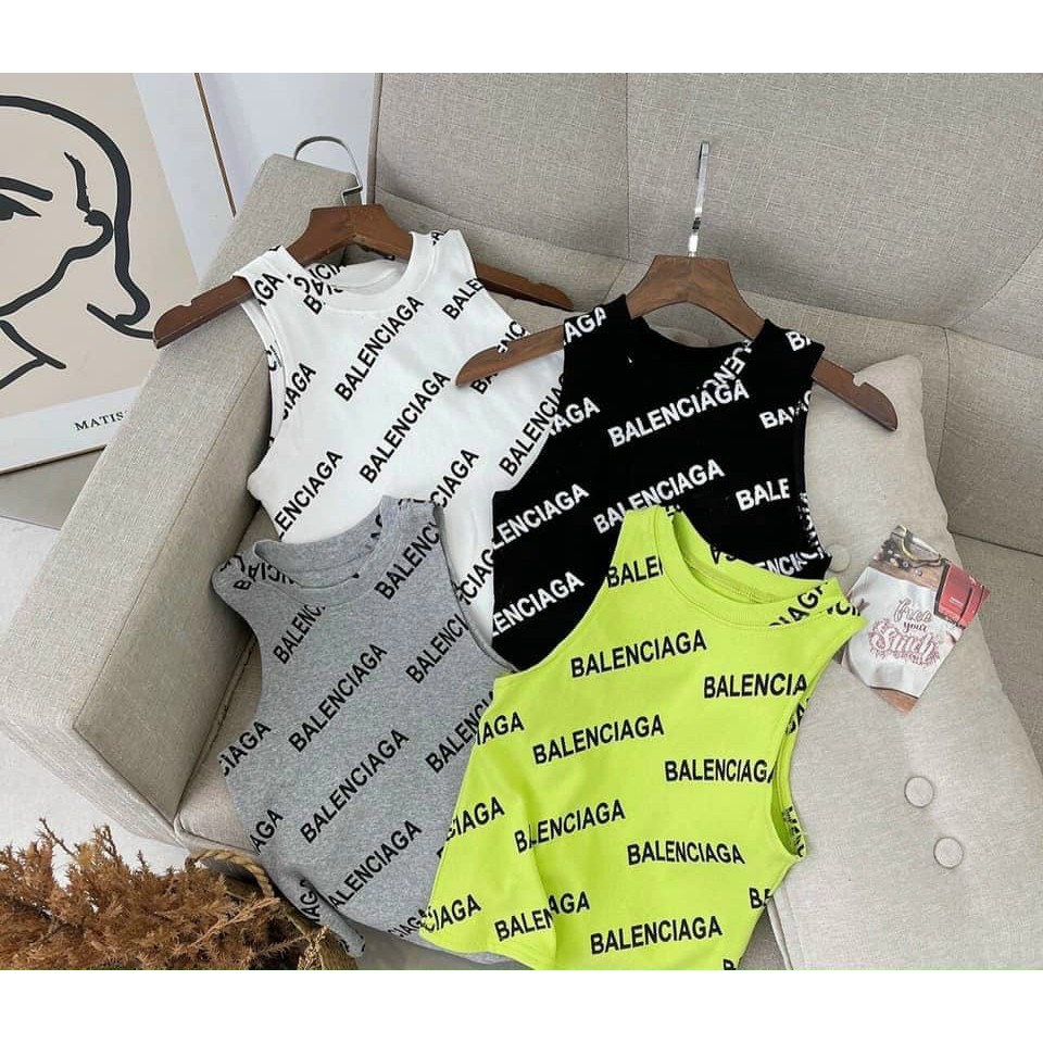 Áo thun croptop ba lỗ ngược Ba len cực hot LY176214 mới