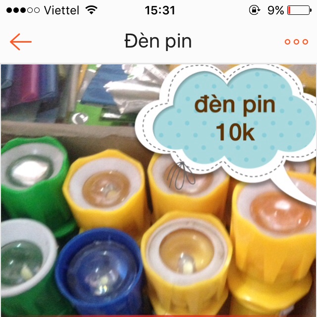 Sỉ 24 đèn pin(đèn chưa có pin)