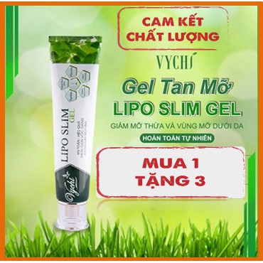 Kem tan mỡ, kem giảm mỡ bụng -LIPO SLIM VYCHI -giảm 3-5cm vòng bụng, tan mỡ vòng eo, bụng sau 1TUẦN
