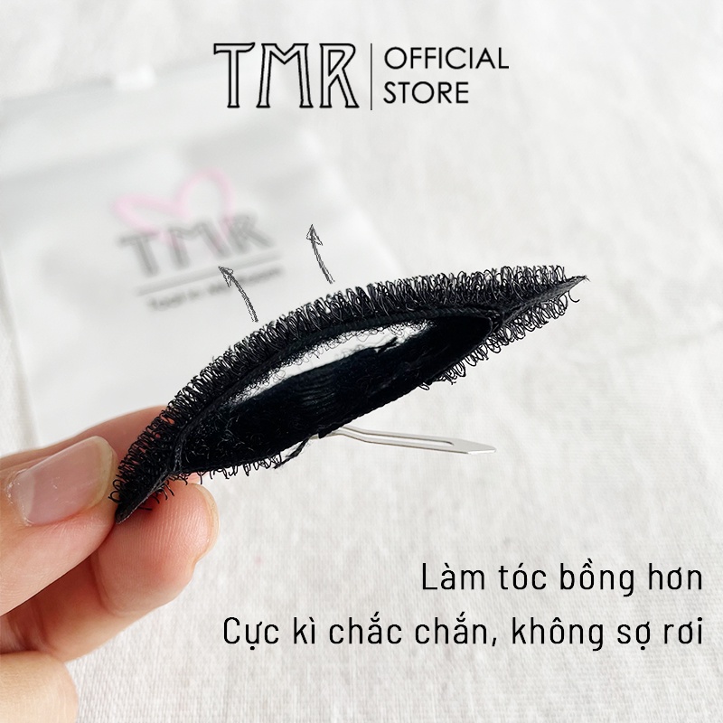 Dụng cụ kẹp tóc đệm tạo phồng chân tóc TMR thời trang tiện lợi