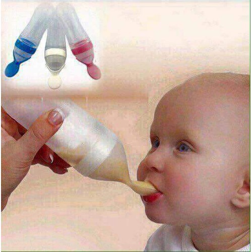 Bình thìa silicon bón sữa và ăn dặm cho bé