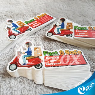 Set 100 sticker Cám ơn Shipper