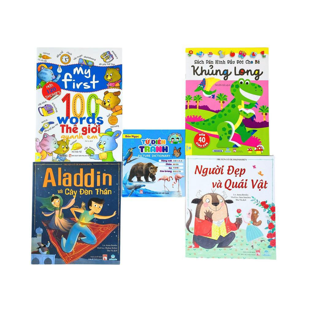 Sách - Set Quà sách cho bé 1/6 - Giúp Bé Phát Triển Nhận Thức - ndbooks