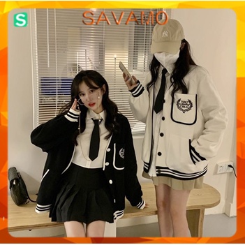 áo khoác nỉ nữ phong cách hàn quốc cá tính SAVAMO s6