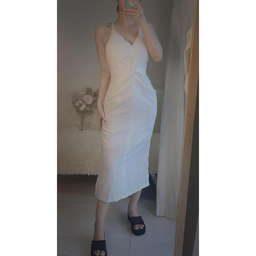 Đầm 2 dây đan chéo