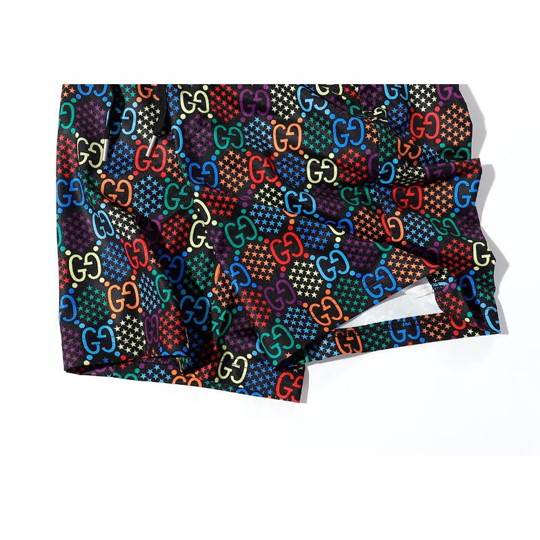 Quần Short Cotton In Họa Tiết Thời Trang Cho Nam Nữ