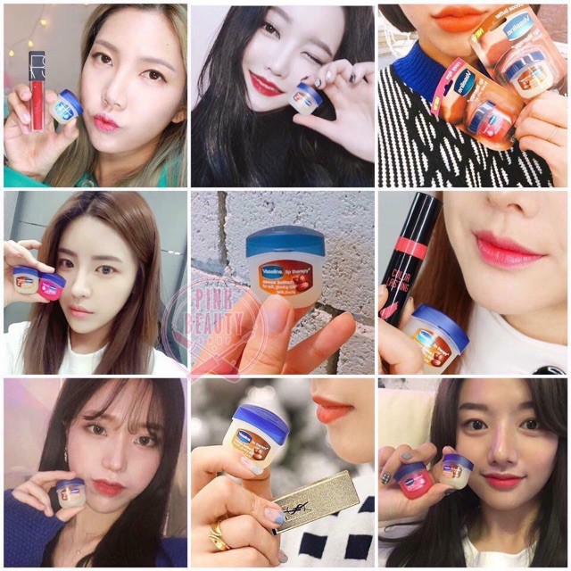 Dưỡng Môi 🌸𝑭𝒓𝒆𝒆𝒔𝒉𝒊𝒑🌸Son Dưỡng Môi Vaseline Mùi Hoa Hồng Lip Therapy Rosy 7g