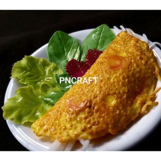 Đồ chơi mô hình món ăn BÁNH XÈO