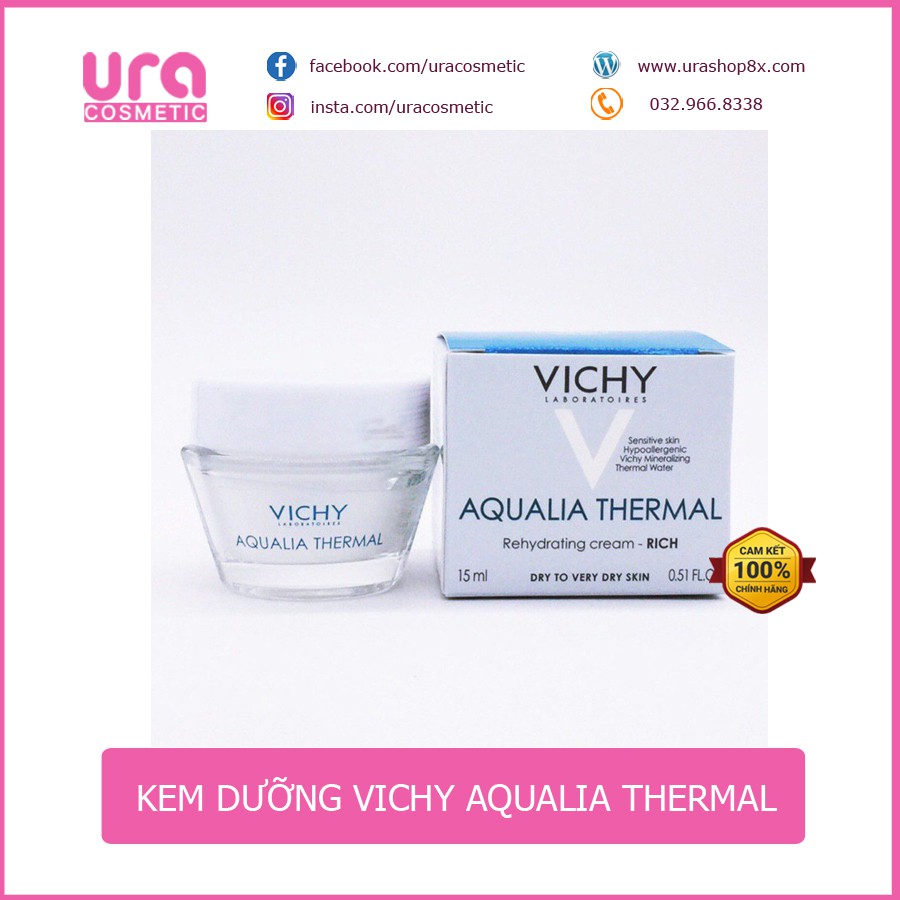 Kem dưỡng ẩm Vichy Aqualia Thermal 15ml