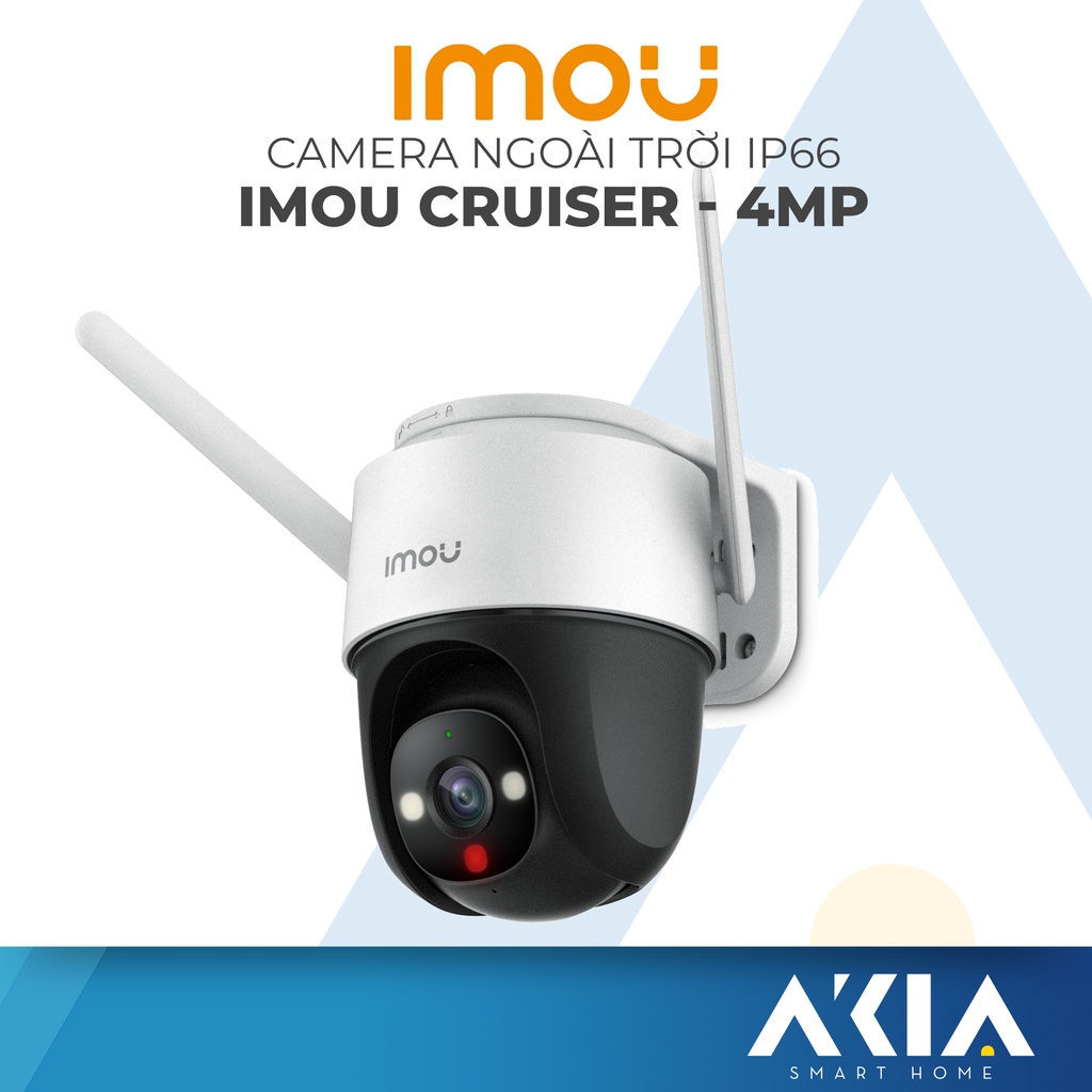 Camera ngoài trời xoay 360 độ IMOU Cruiser, wifi quay có màu ban đêm, cam giám sát cảnh báo chuyển động, có còi hú