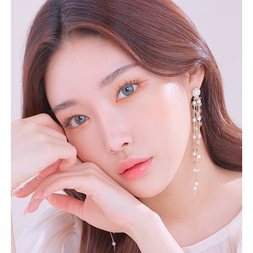 [Lens 1 Ngày] Áp Tròng LIGHLY ROSE KHAKI - LENS TOWN KOREA Lens Giãn Nhẹ Ẩm Cao, Dành Cho Mắt Nhạy Cảm