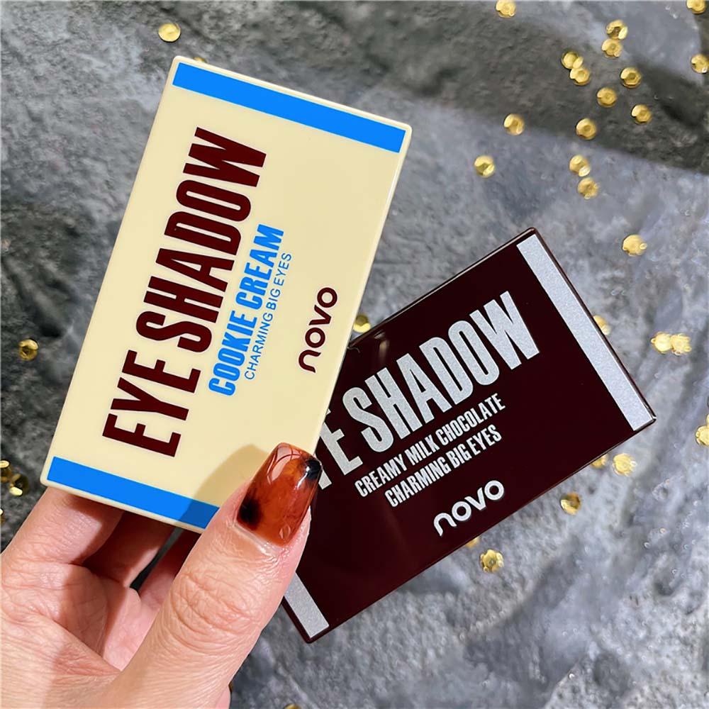 OCEANMAP Bảng Phấn Mắt NOVO Không Nhòe Chống Thấm Nước Lấp Lánh