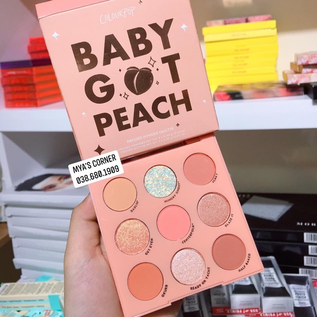 Bảng Phấn Mắt Colourpop Baby Got Peach Shadow Palette