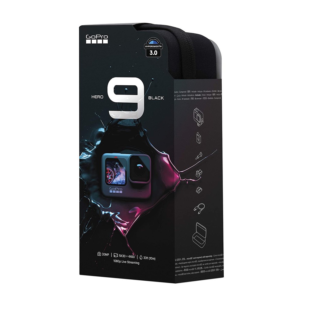 [Mã 11ELSALE hoàn 7% xu đơn 300k] Camera Gopro hero 9 black - chính hãng | BigBuy360 - bigbuy360.vn