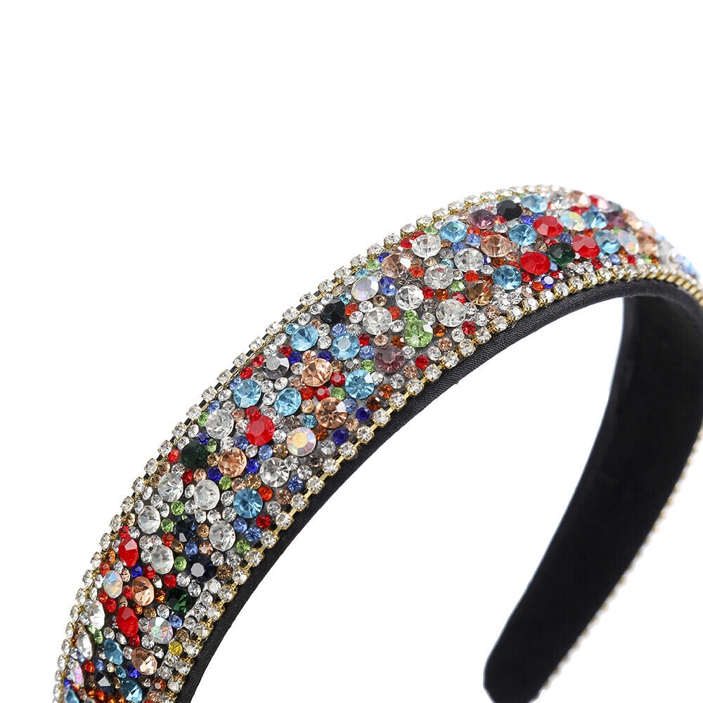 Băng đô cài tóc đính đá nhiều màu sắc/ màu bạc xinh xắn thời trang