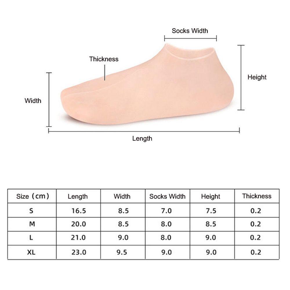 FORBETTER Đệm Silicone Lót Giày Bảo Vệ Chân Chống Nứt Nẻ Co Giãn