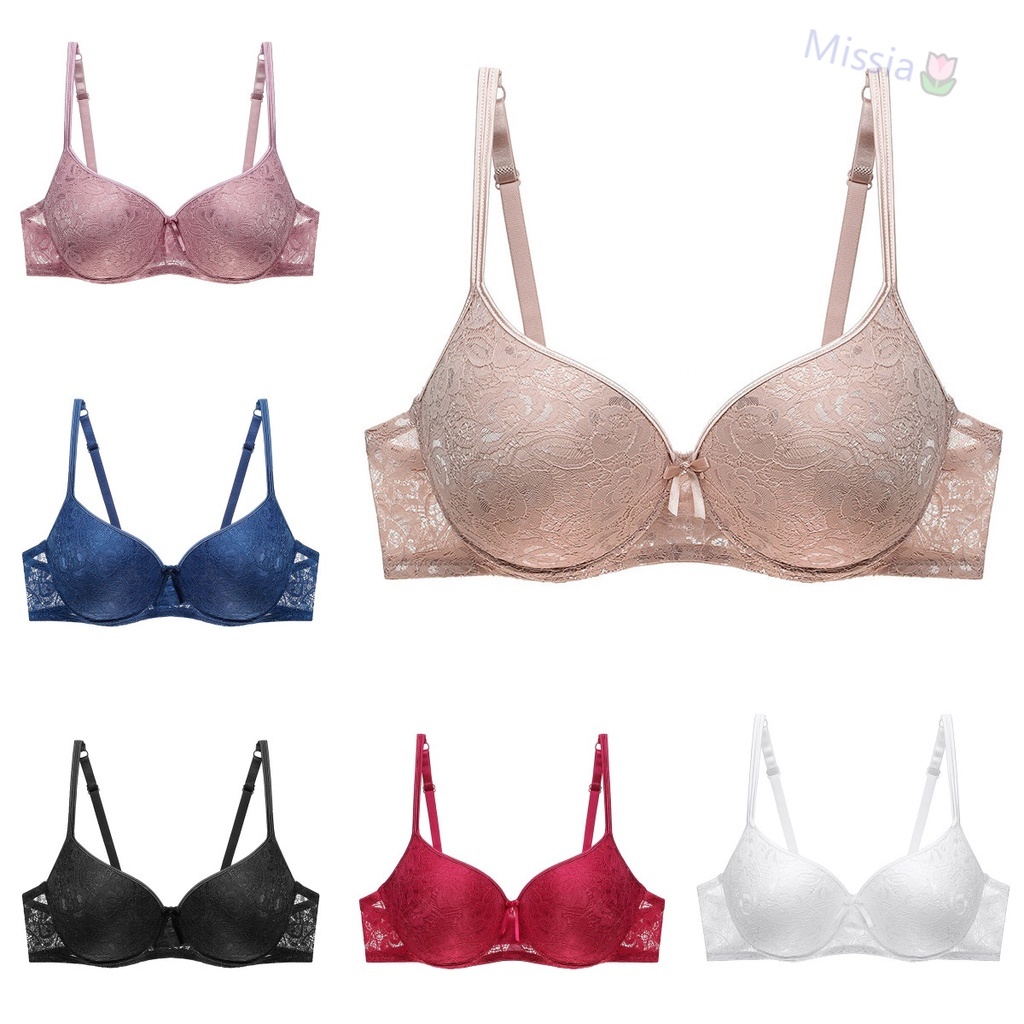 Áo lót nâng ngực phối ren hoa quyến rũ size lớn 36 38 40 42 44 46