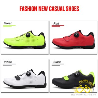 Giày đi xe đạp thể thao Road, MTB SPEED - 1 Khóa Vặn (GIÀY KHÔNG CAN)