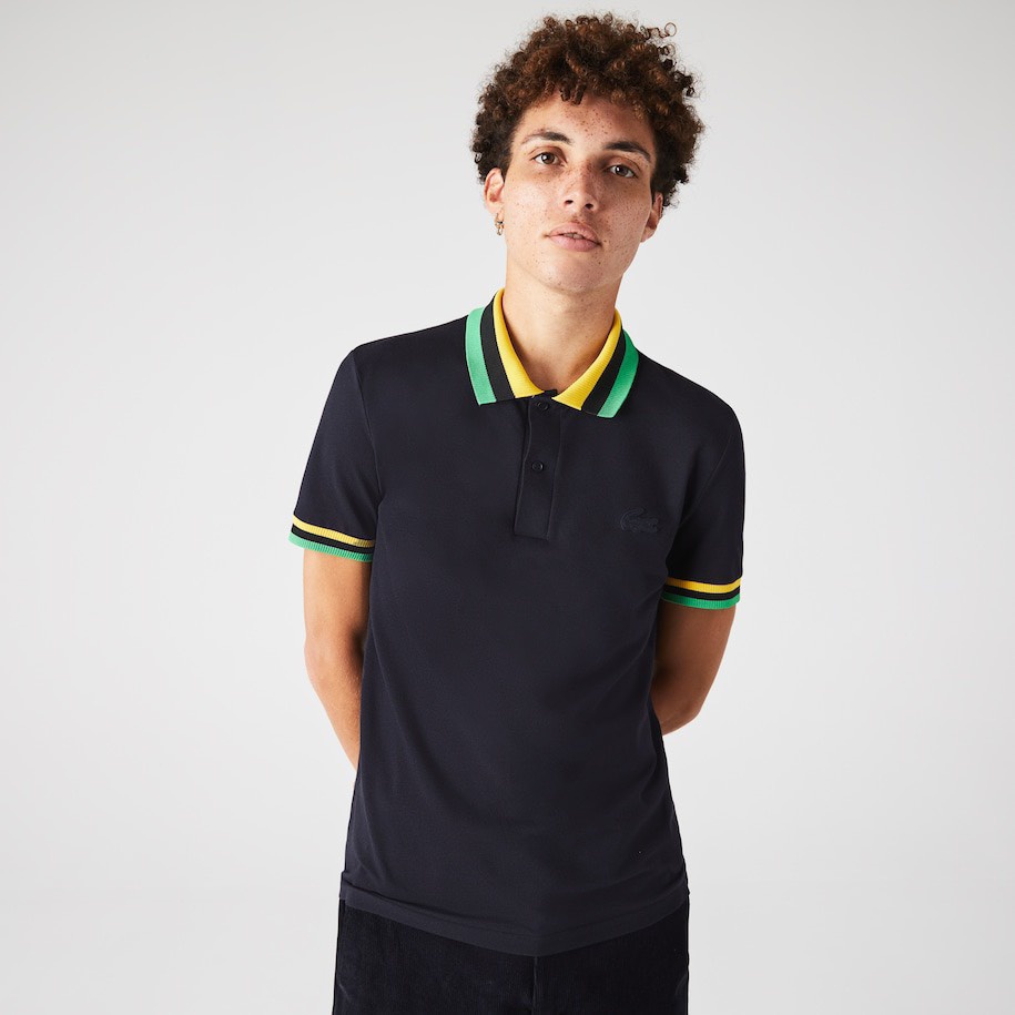 Áo Thun Có Cổ Polo Cá Xấu LINE Viền Cổ tay ngắn Full Pack, tem, tag, code - POLC5