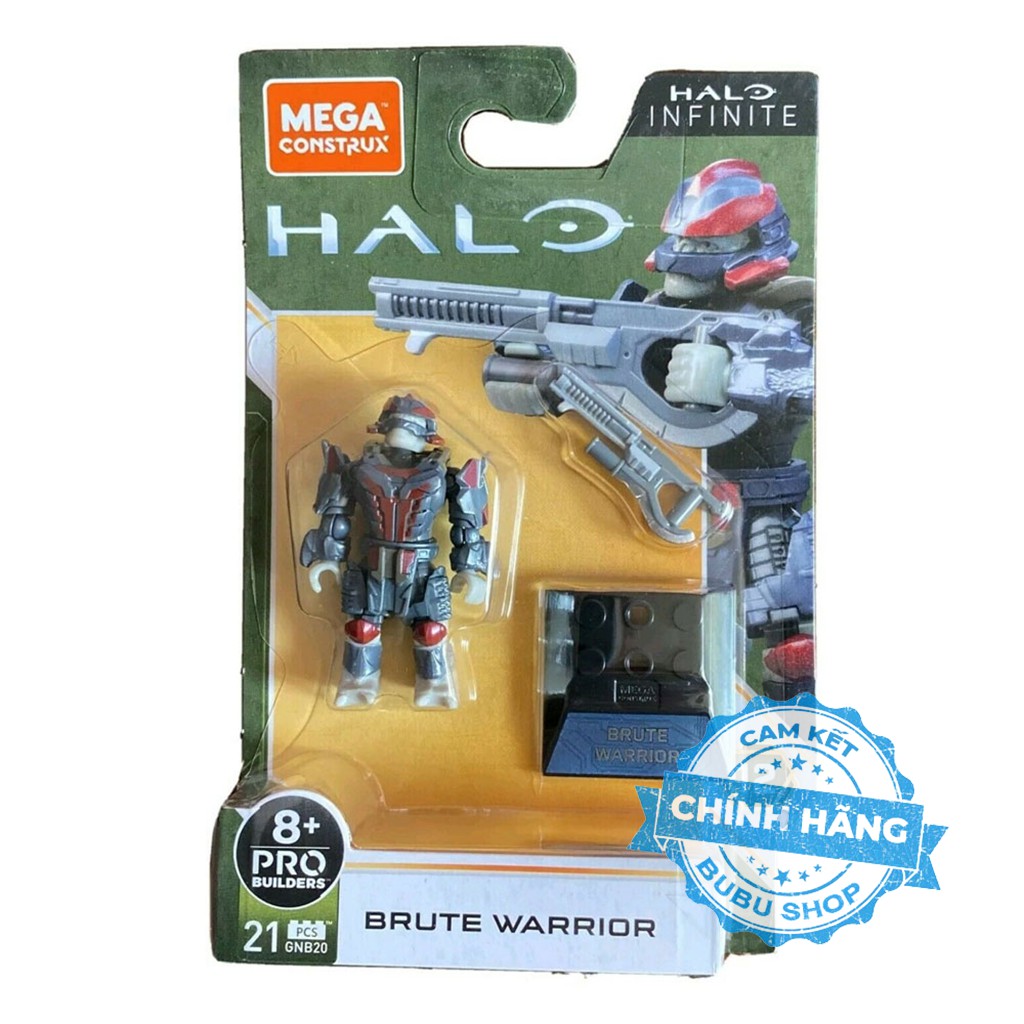Mega Construx Halo Infinite Brute Warrior - Bộ xếp hình Mega Construx