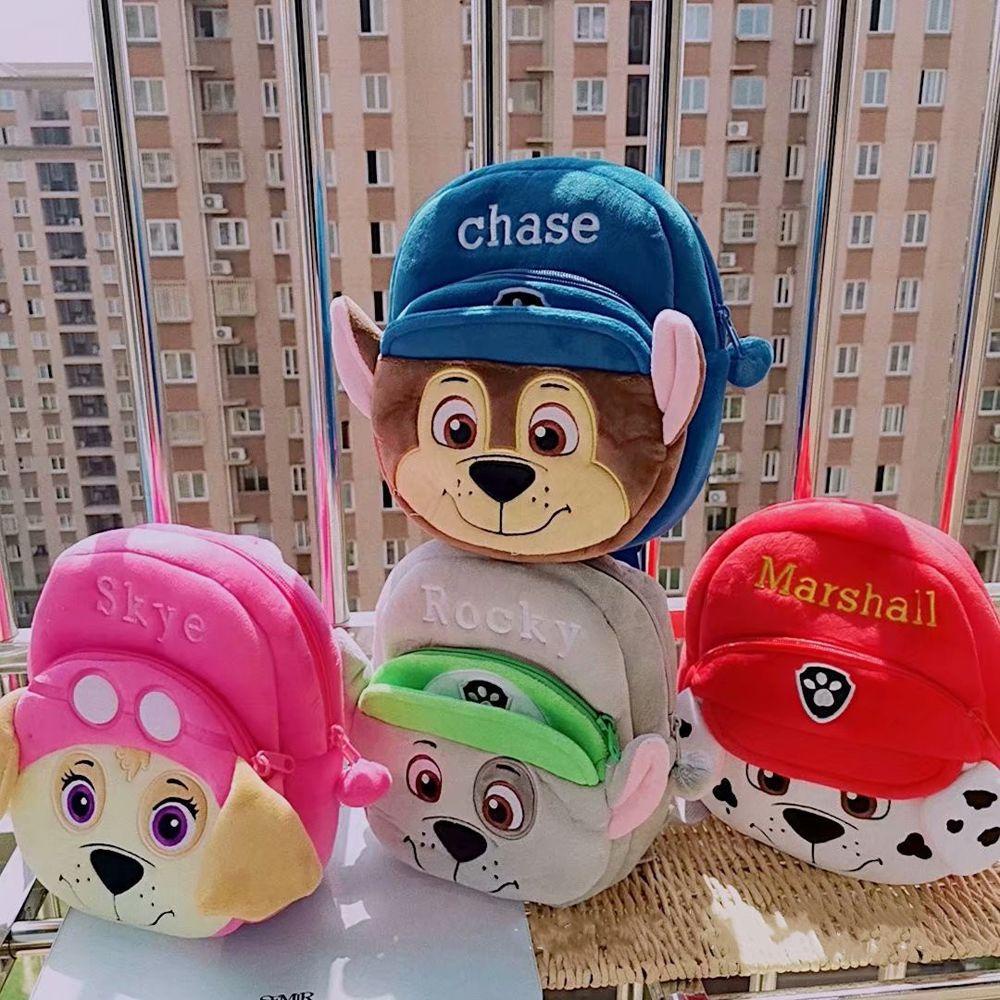 MARSHALL Ba Lô Đeo Vai Nhồi Bông Hình Chú Chó Cứu Hộ Skye Rocky REBUY1 Dễ Thương Cho Bé