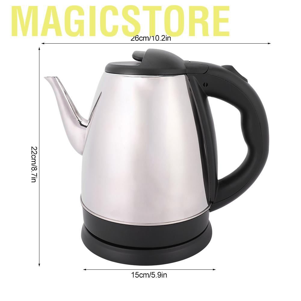 Magicstore 1.5L Household Stainless Steel Electric Kettle Water Boiler Heating Pot AU Plug 220V