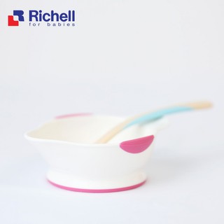 Bộ bát và thìa ăn dặm -Richell