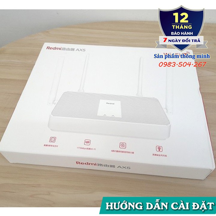 Bộ Router Wifi Xiaomi Redmi AX5 hỗ trợ - Wifi 6 - Mesh - 128 thiết bị | BigBuy360 - bigbuy360.vn
