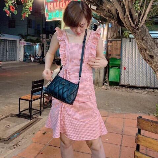 Đầm 2 dây rút eo | BigBuy360 - bigbuy360.vn