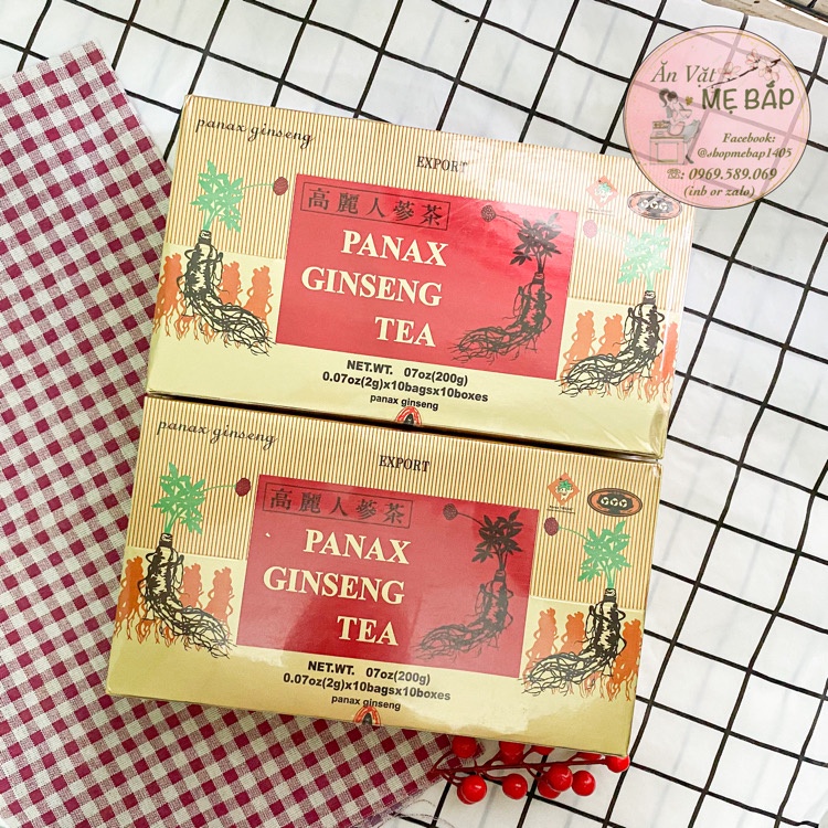 Chè Sâm Panax Ginseng Tea Việt Nam - Shop Mẹ Bắp [Date 2023]